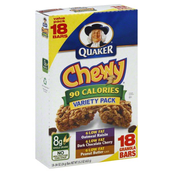 Quaker Chewy 90 Calorie Variety Value Pack Shop Granola & Snack Bars