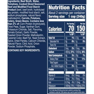 Progresso Light Beef Pot Roast Soup