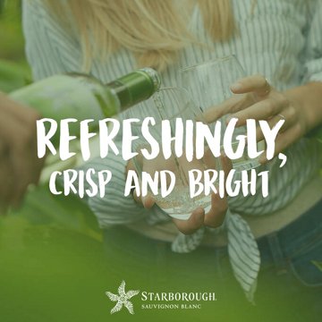 Starborough New Zealand Sauvignon Blanc White Wine, 750 mL