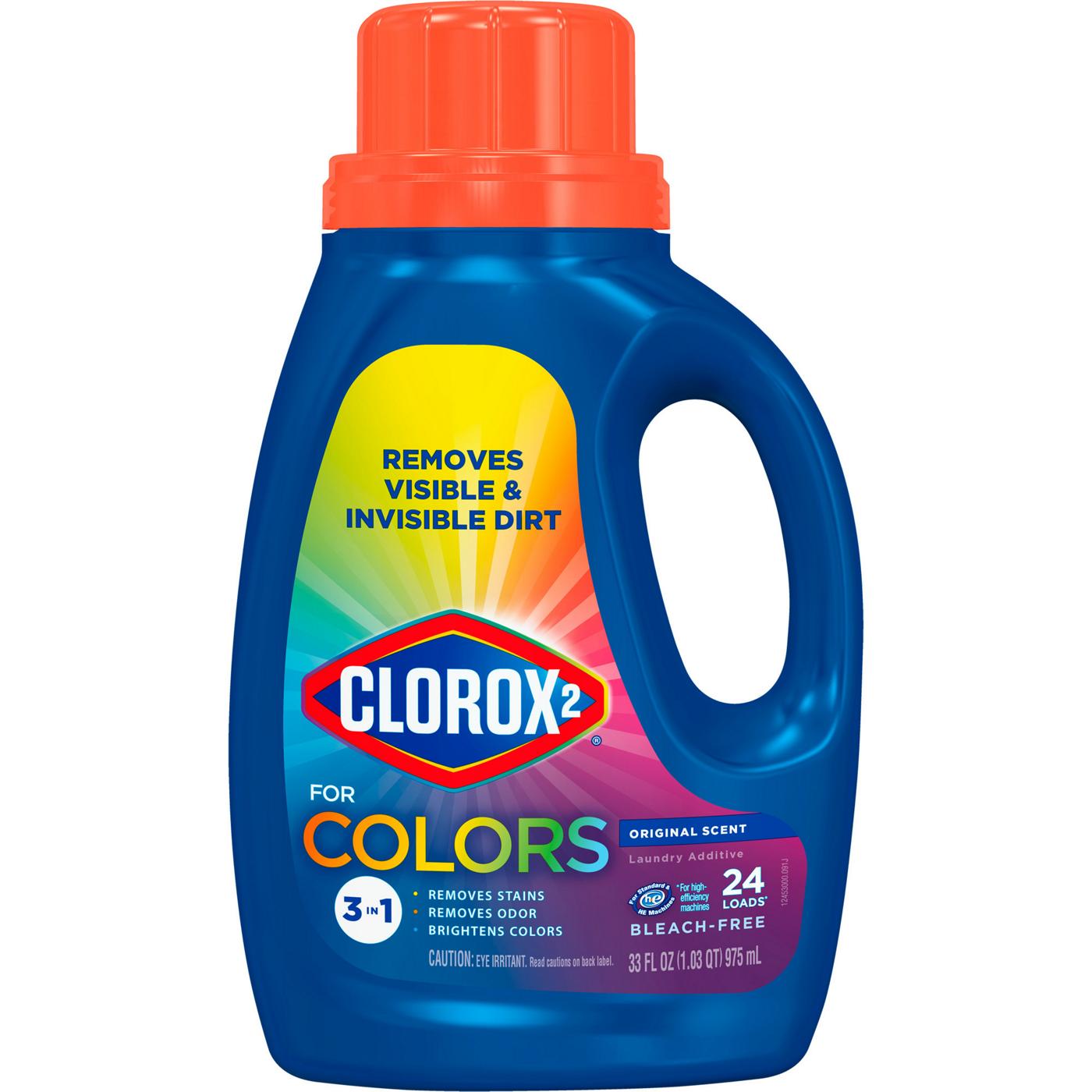 Clorox 2 2 for Colors 3-in-1 HE Laundry Additive, 24 Loads - Original; image 1 of 10