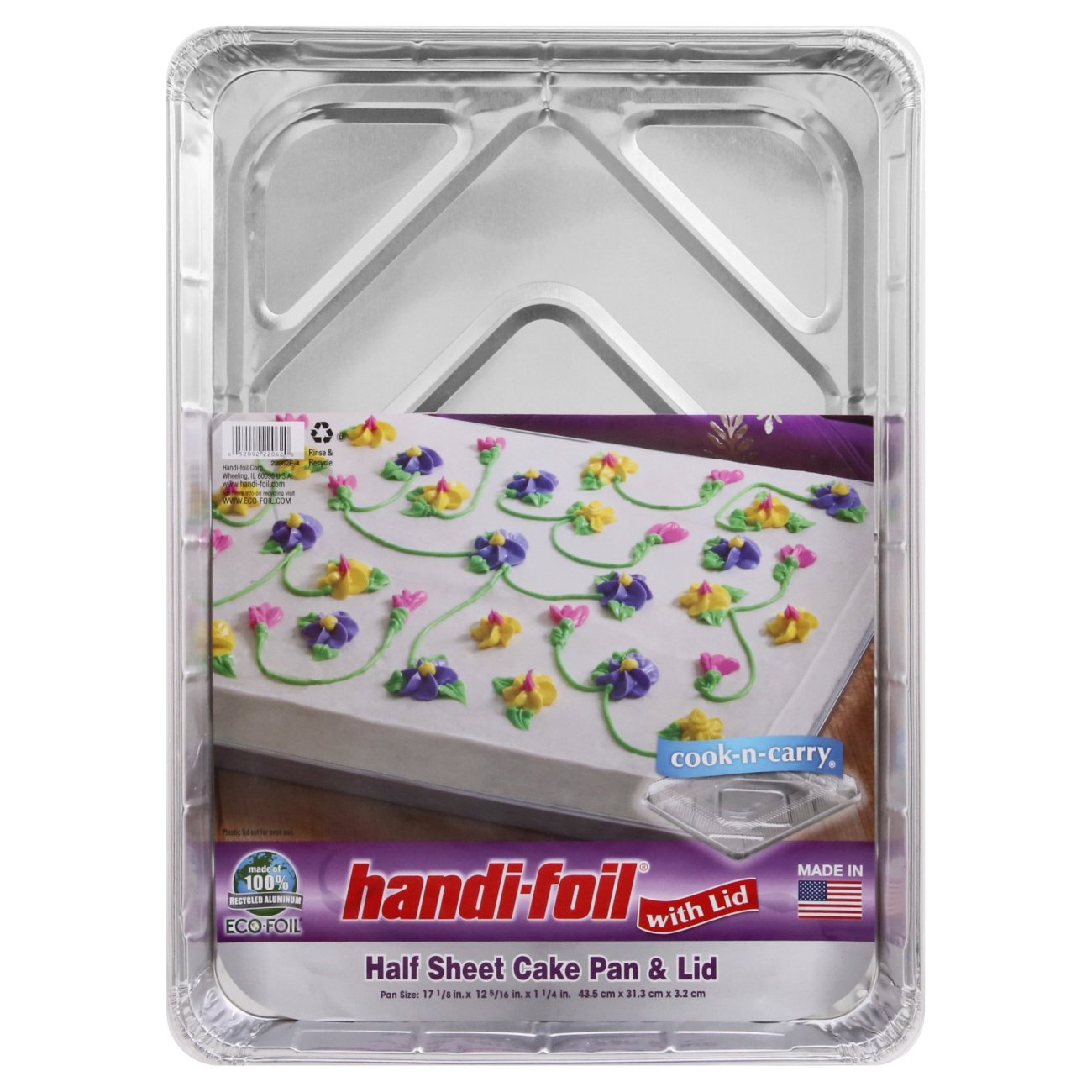 Half Sheet Aluminum Foil Cake Pan