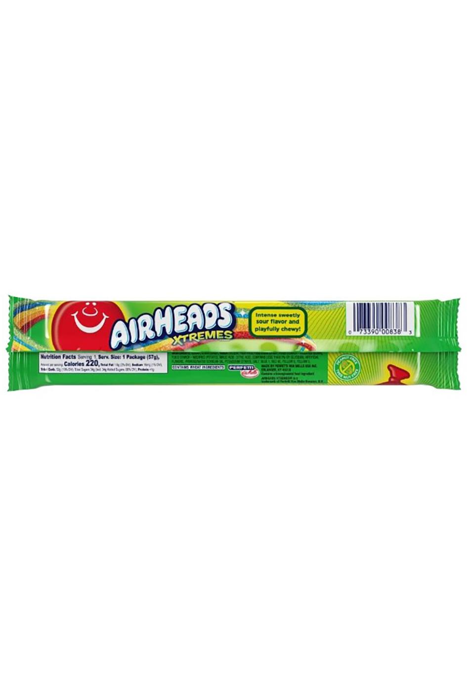 Airheads Xtremes Rainbow Berry Sour Candy; image 2 of 2