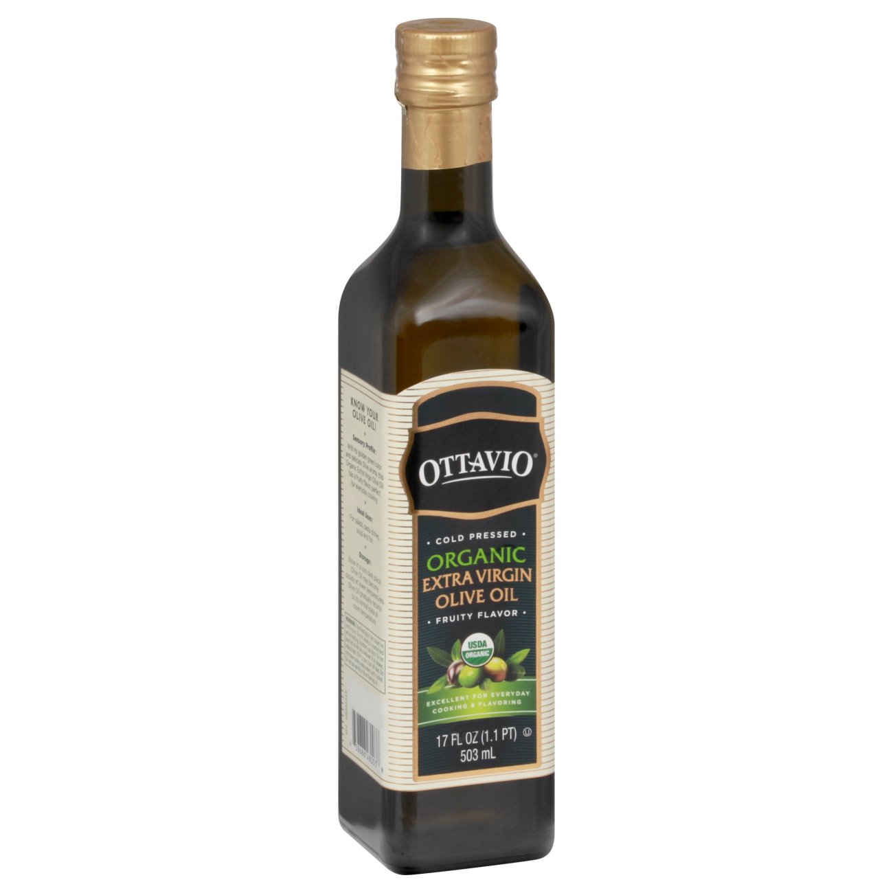 Ottavio Cold Pressed Organic Extra Virgin Olive Oil Shop Oils at HEB