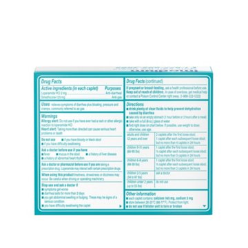 Imodium Multi-Symptom Relief Diarrhea Medicine Caplets