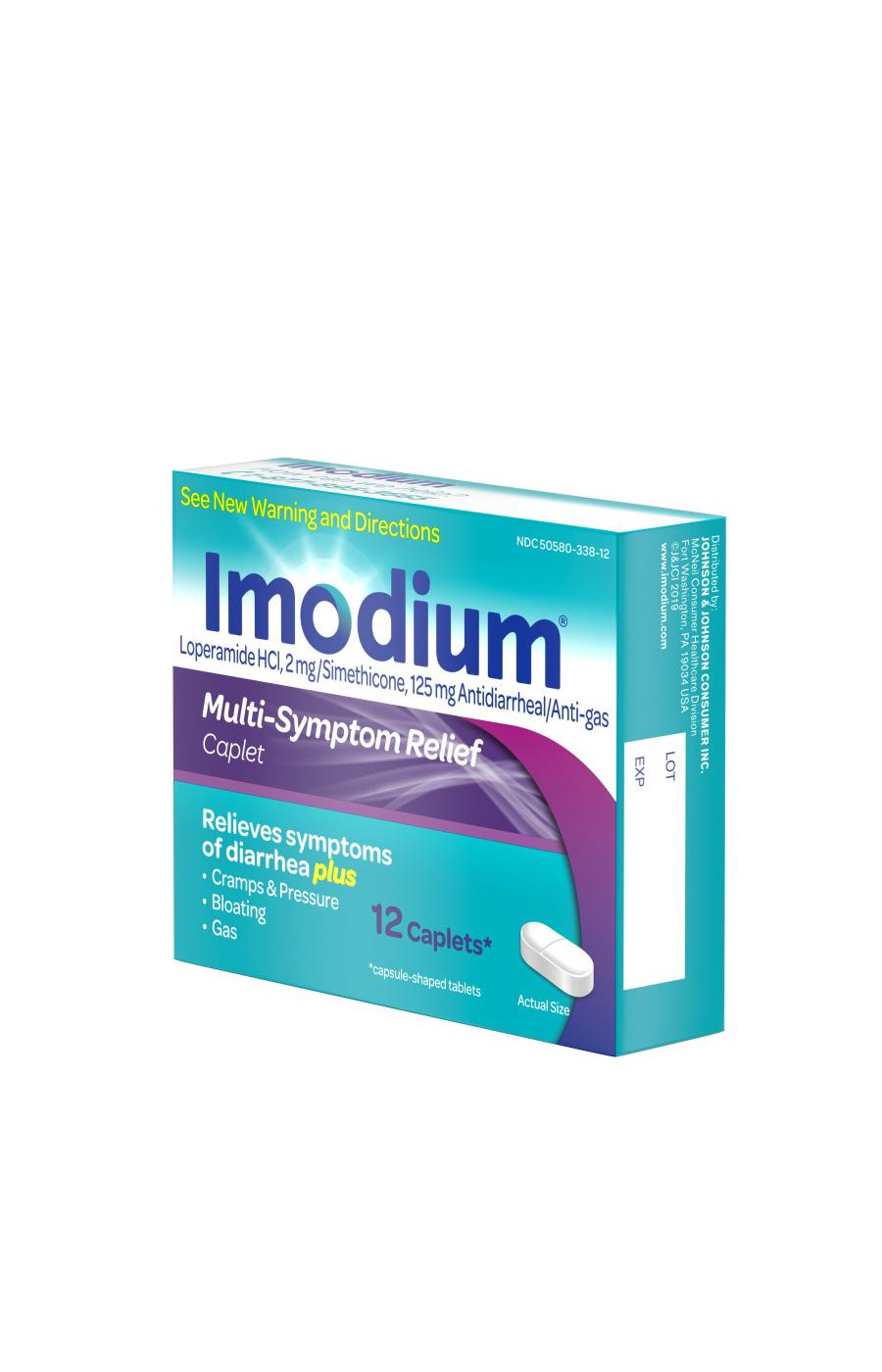 Imodium Multi-Symptom Relief Diarrhea Medicine Caplets; image 6 of 8