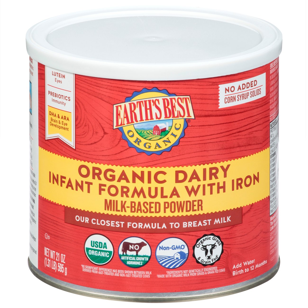 organic baby formulas