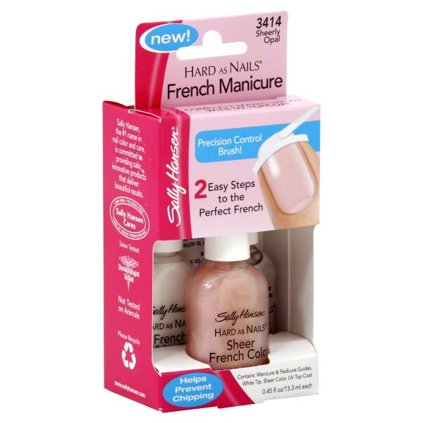 Sally Hansen Hard as Nails French Manicure Sheerly Opal Shop Nails at