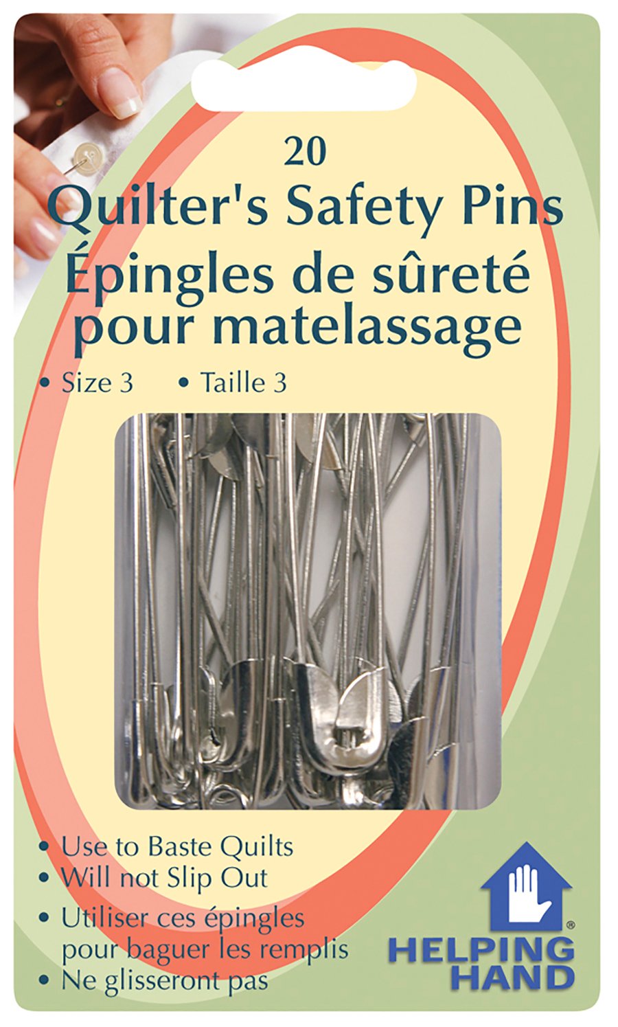 Helping Hand Quilter's Safety Pins 20 Pack Shop Sewing at HEB