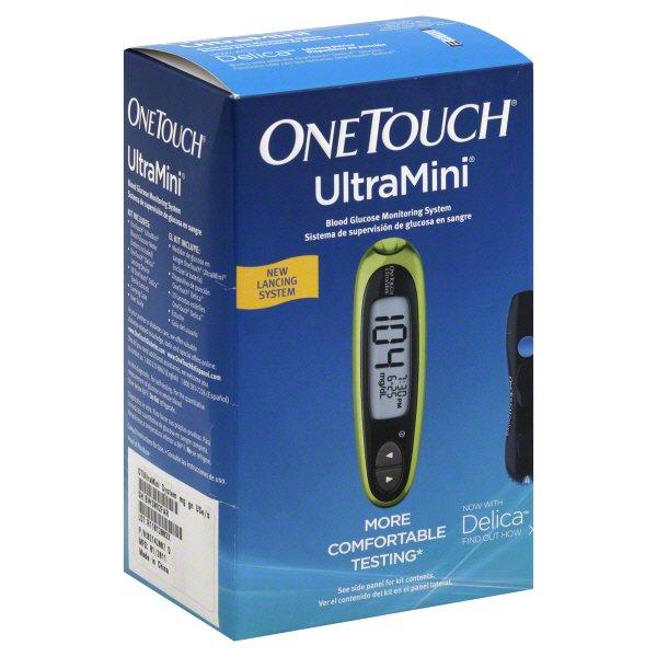 One Touch UltraMini Blood Glucose Monitoring System Limelight - Shop at  H-E-B