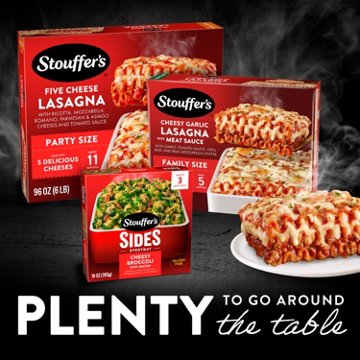 Stouffer's Cheesy Garlic Lasagna With Meat Sauce Frozen Meal