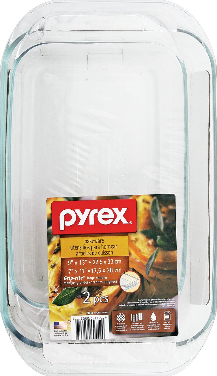 Pyrex Grip Rite Bakeware Value Pack Shop Pans & Dishes at HEB