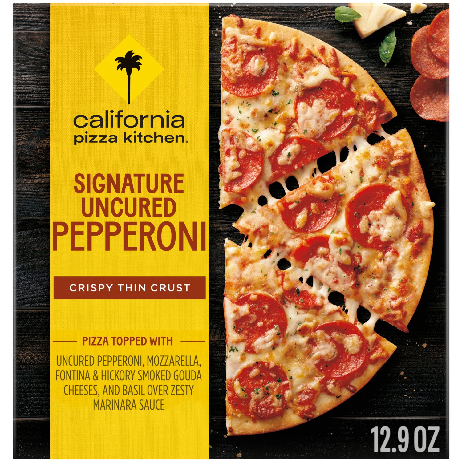 California Pizza Kitchen Signature Uncured Pepperoni Crispy Thin Crust   001184809