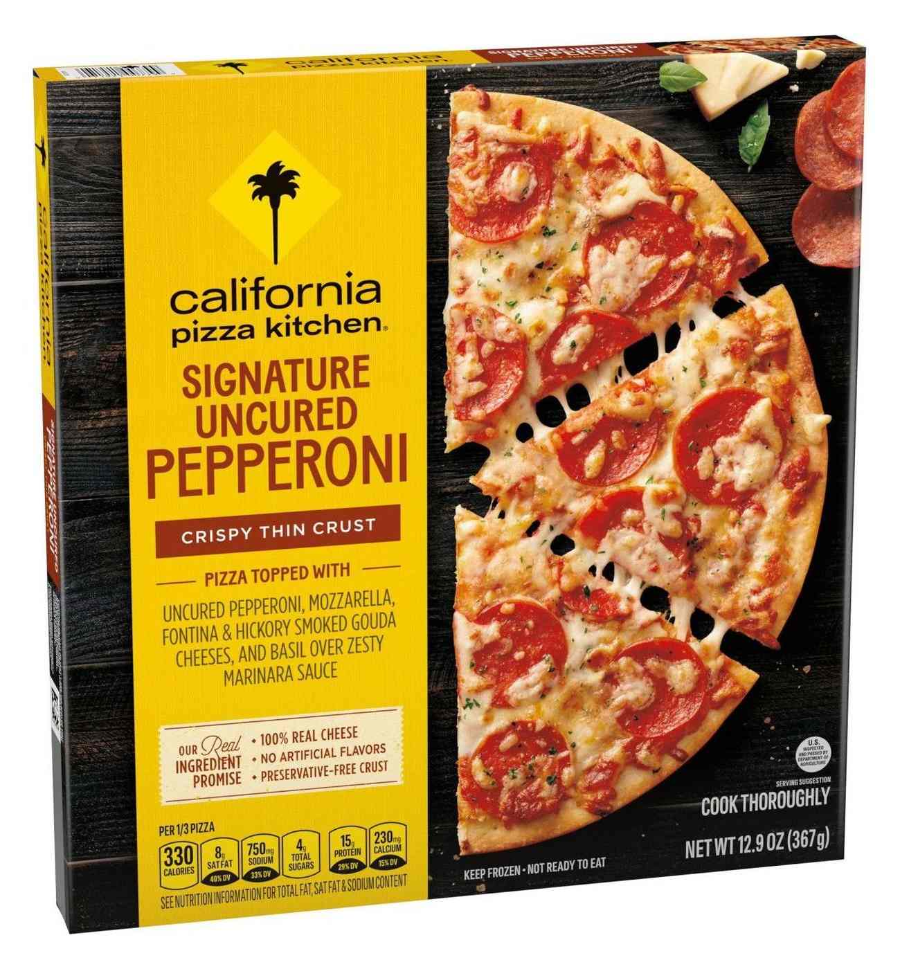 California Pizza Kitchen Crispy Thin Crust Frozen Pizza - Signature Uncured Pepperoni; image 2 of 8