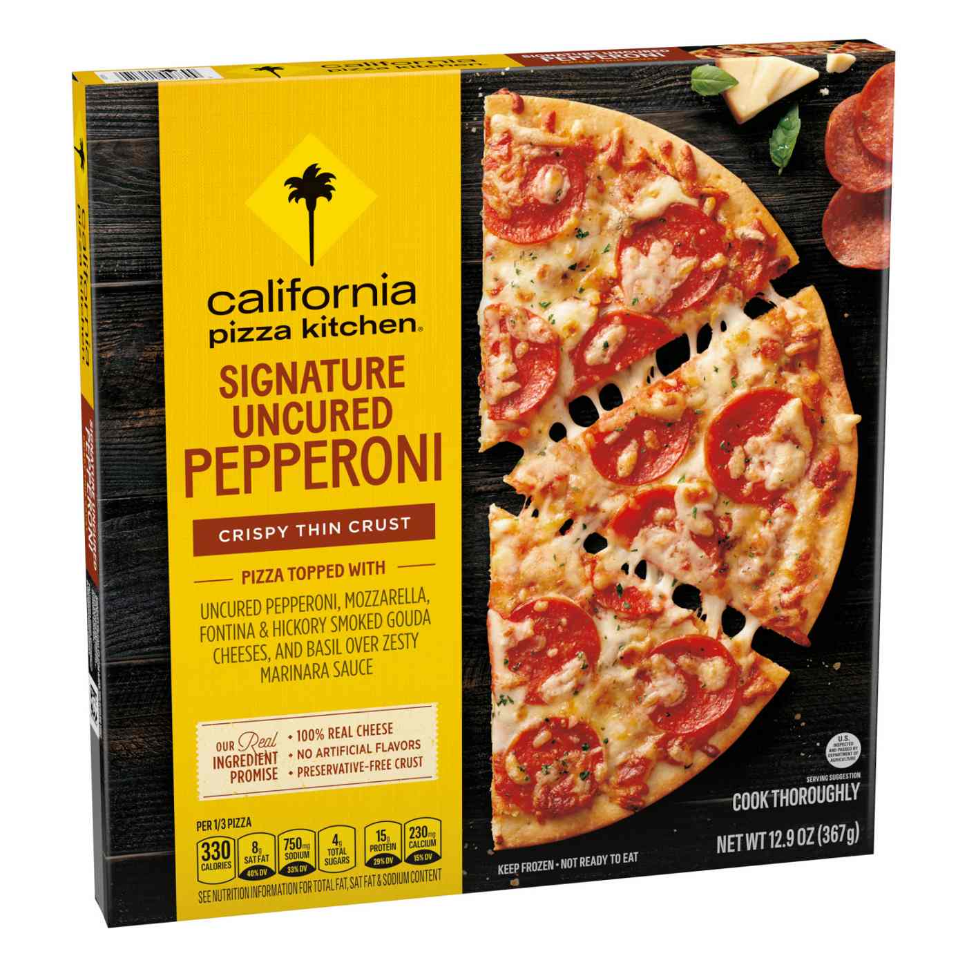 California Pizza Kitchen Crispy Thin Crust Frozen Pizza - Signature Uncured Pepperoni; image 7 of 8