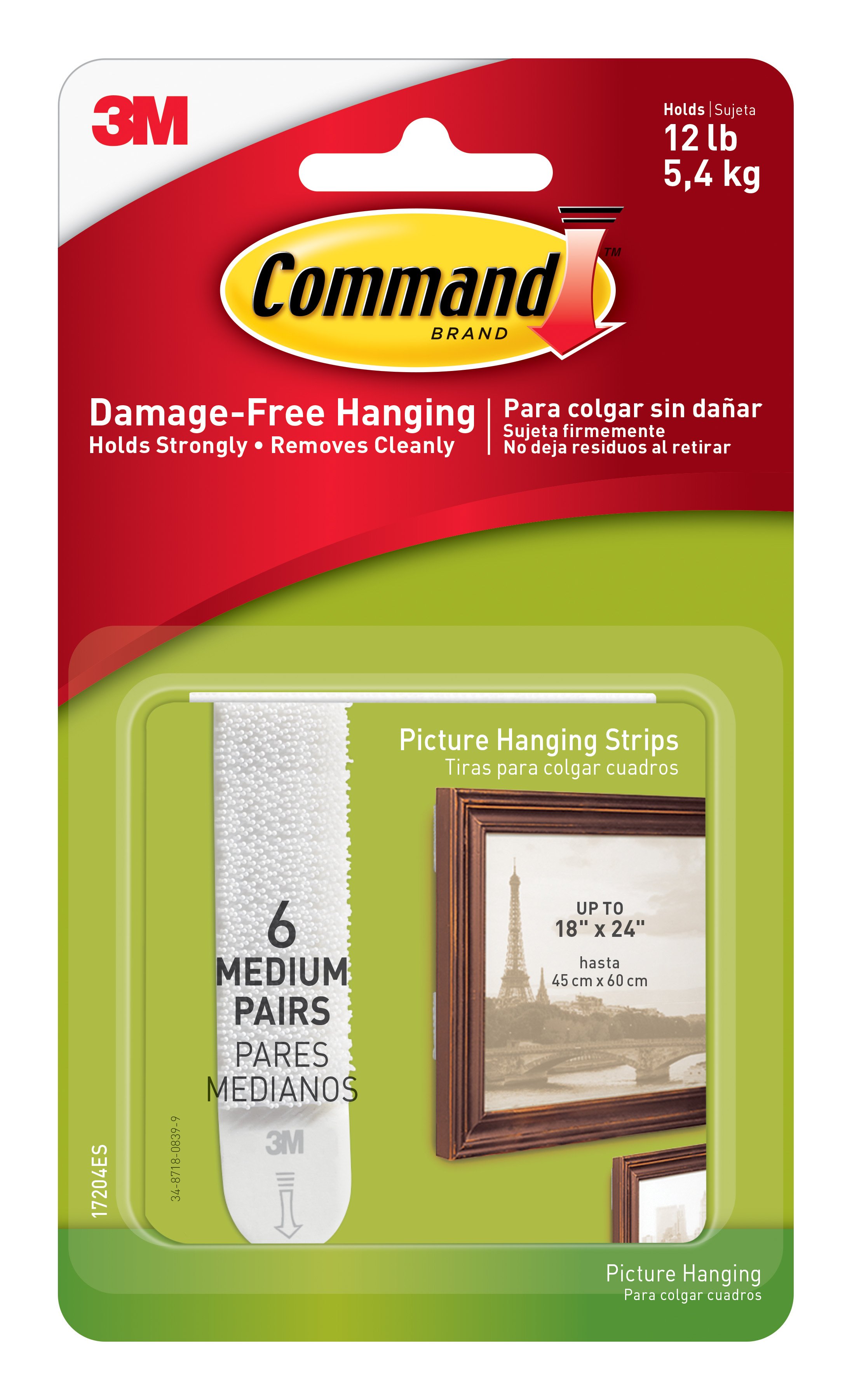 command 3m picture hanging strips value pack shop hooks hangers at h e b 24 floating bathroom vanity