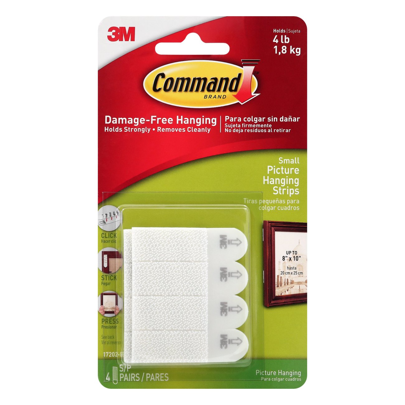 Command Small Picture Hanging Strips Shop Hooks & picture hangers at