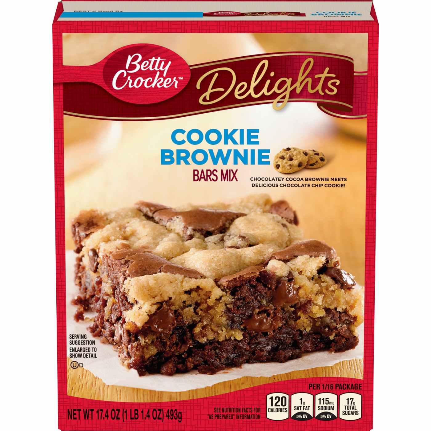 Betty Crocker Cookie Brownie Supreme Bars Mix; image 1 of 6