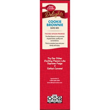 Betty Crocker Cookie Brownie Supreme Bars Mix, 17.4 oz