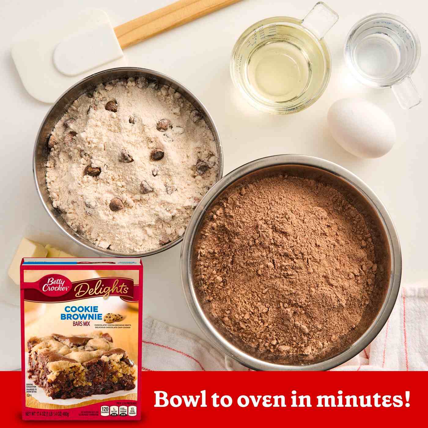 Betty Crocker Cookie Brownie Supreme Bars Mix; image 6 of 6