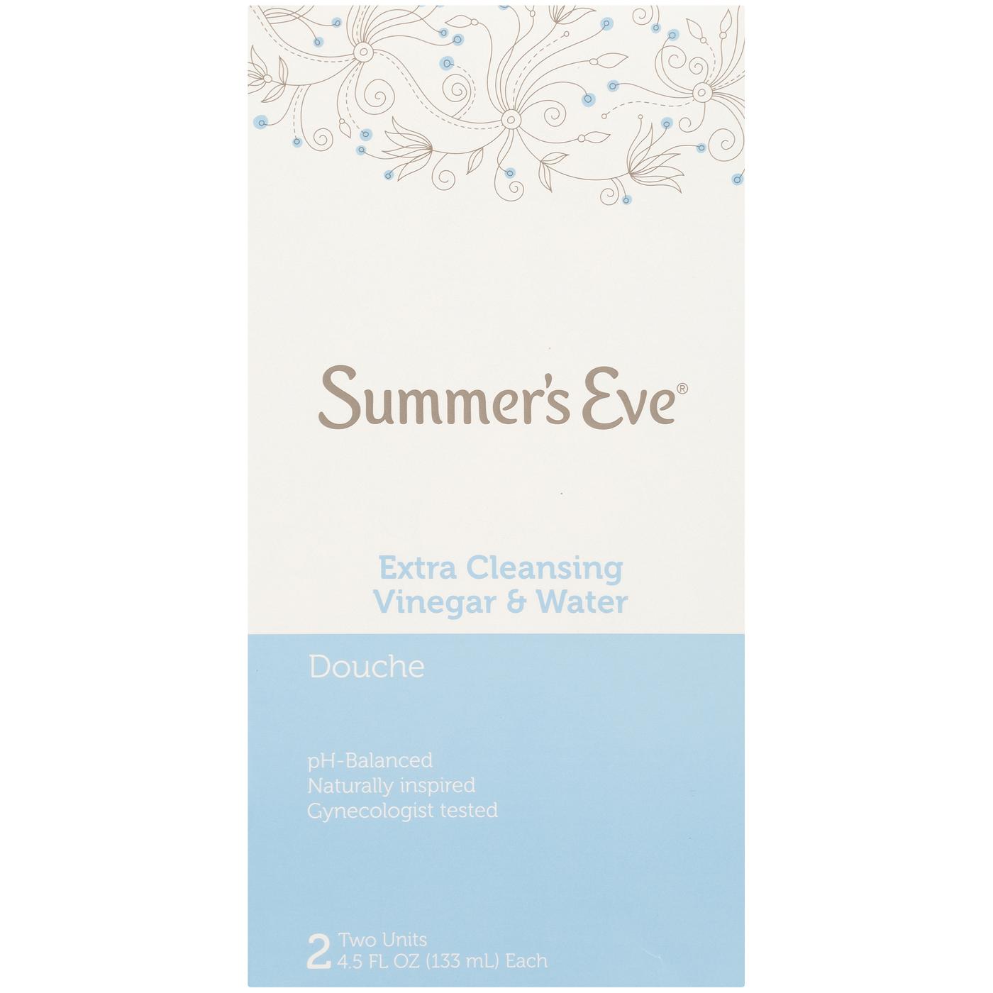 maak het plat zacht debat Summer's Eve Extra Cleansing Douche - Vinegar & Water - Shop Wipes & Washes  at H-E-B