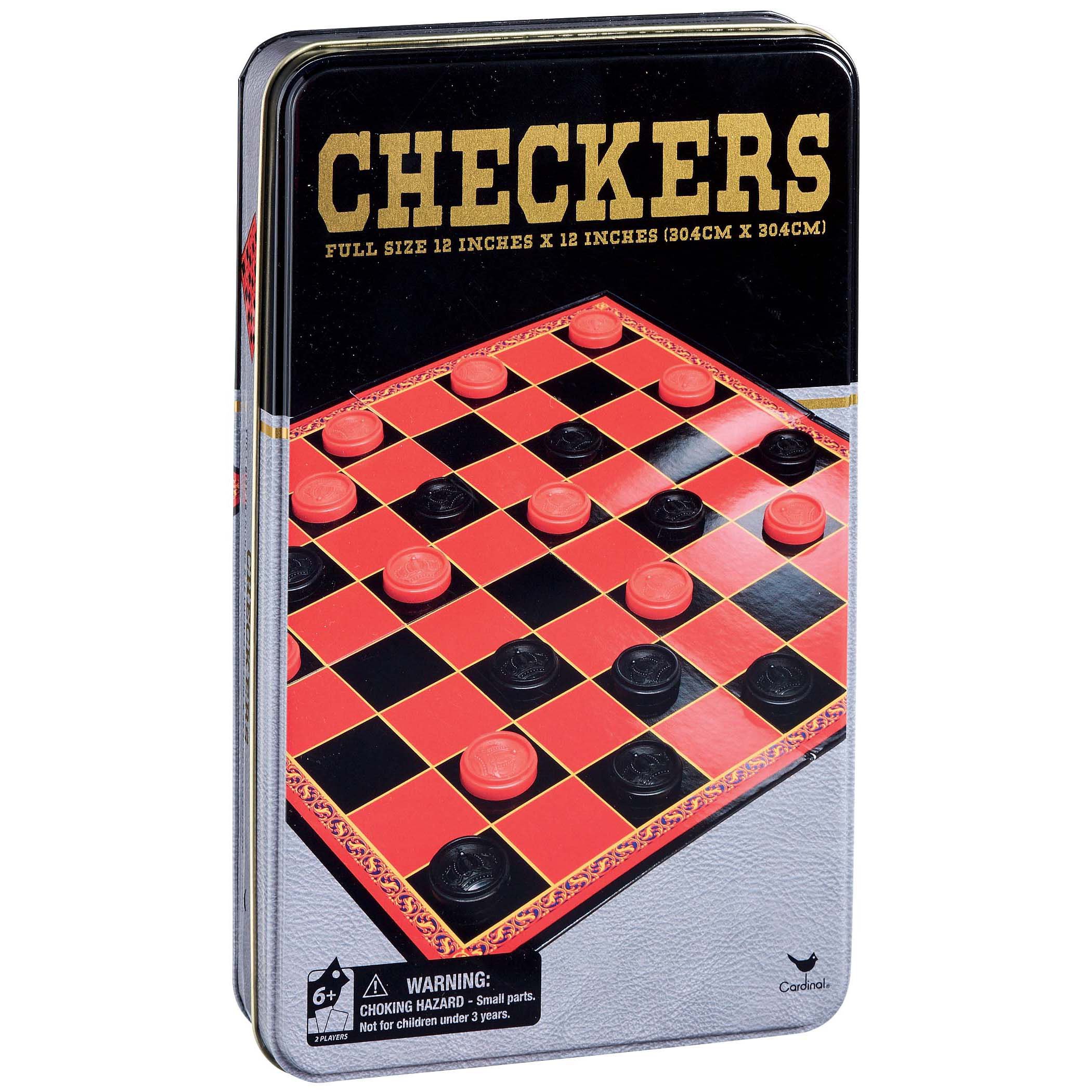 Cardinal Industries Checkers In A Tin Shop Games at HEB