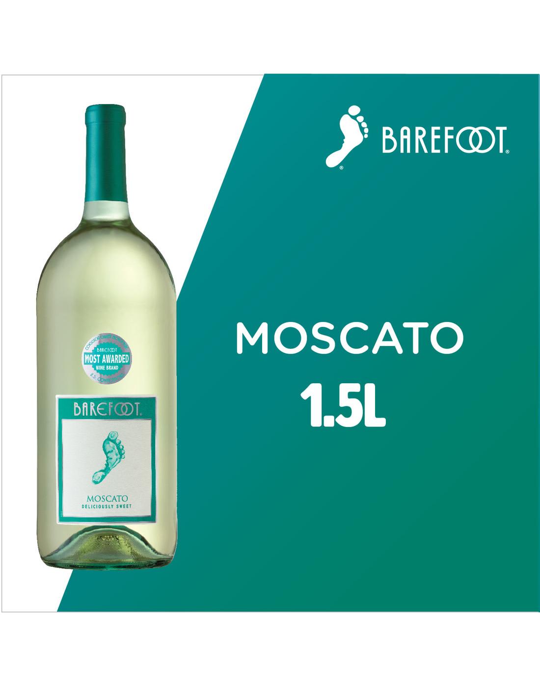 Barefoot Moscato Sweet White Wine; image 3 of 4