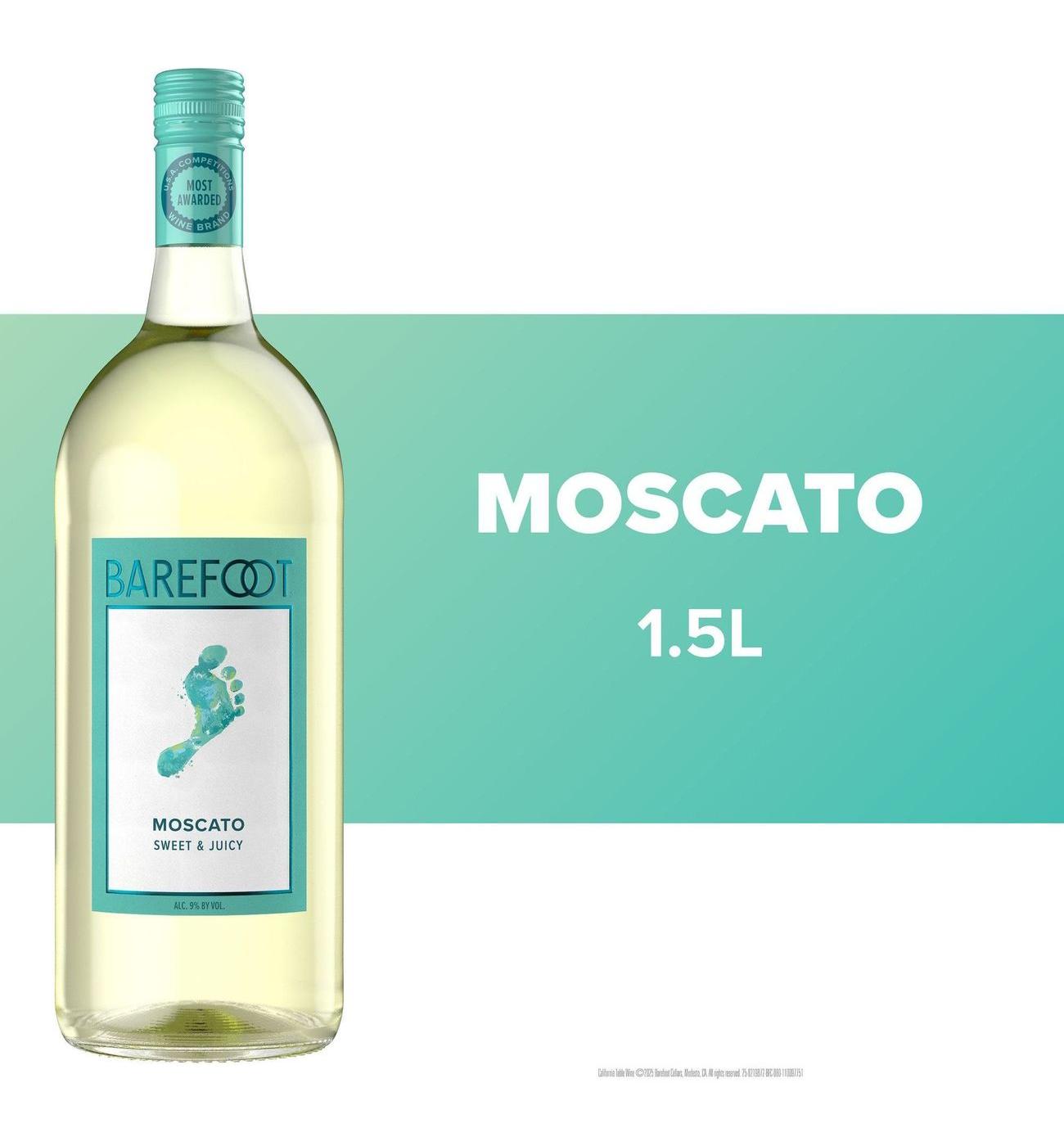 Barefoot Moscato California Sweet White Wine; image 3 of 8