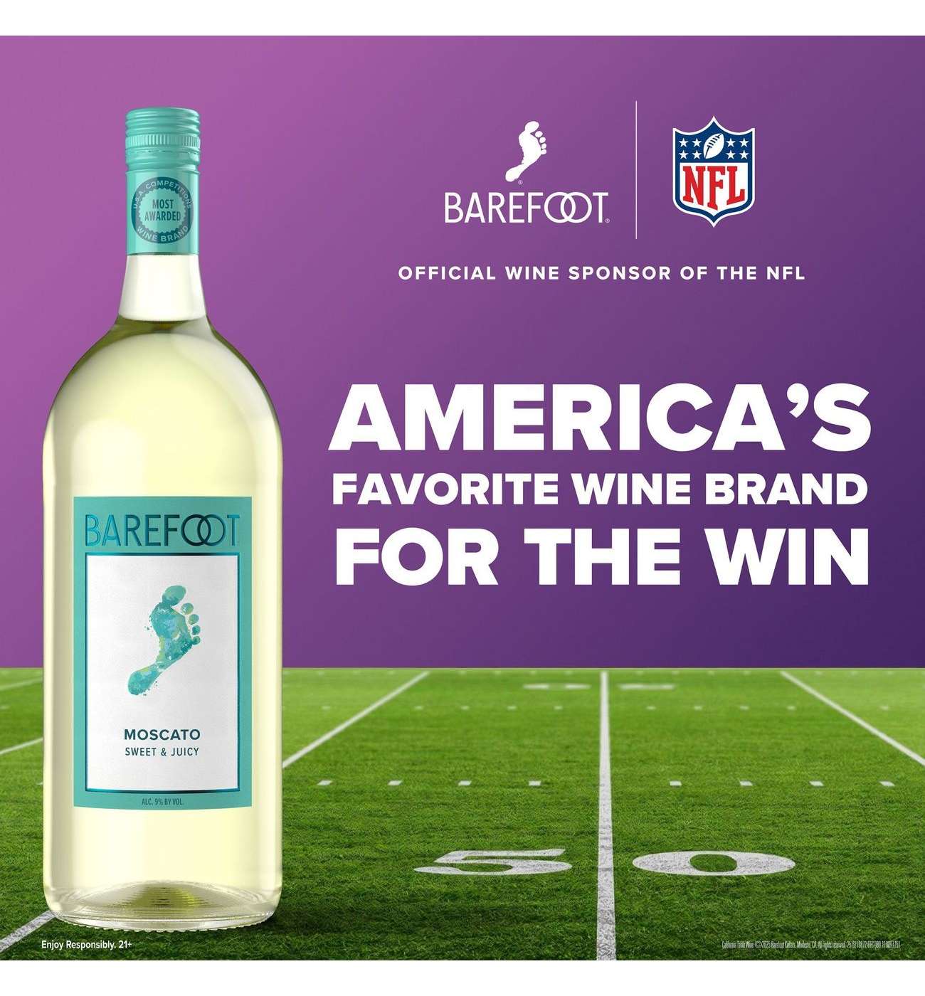 Barefoot Moscato California Sweet White Wine; image 8 of 8