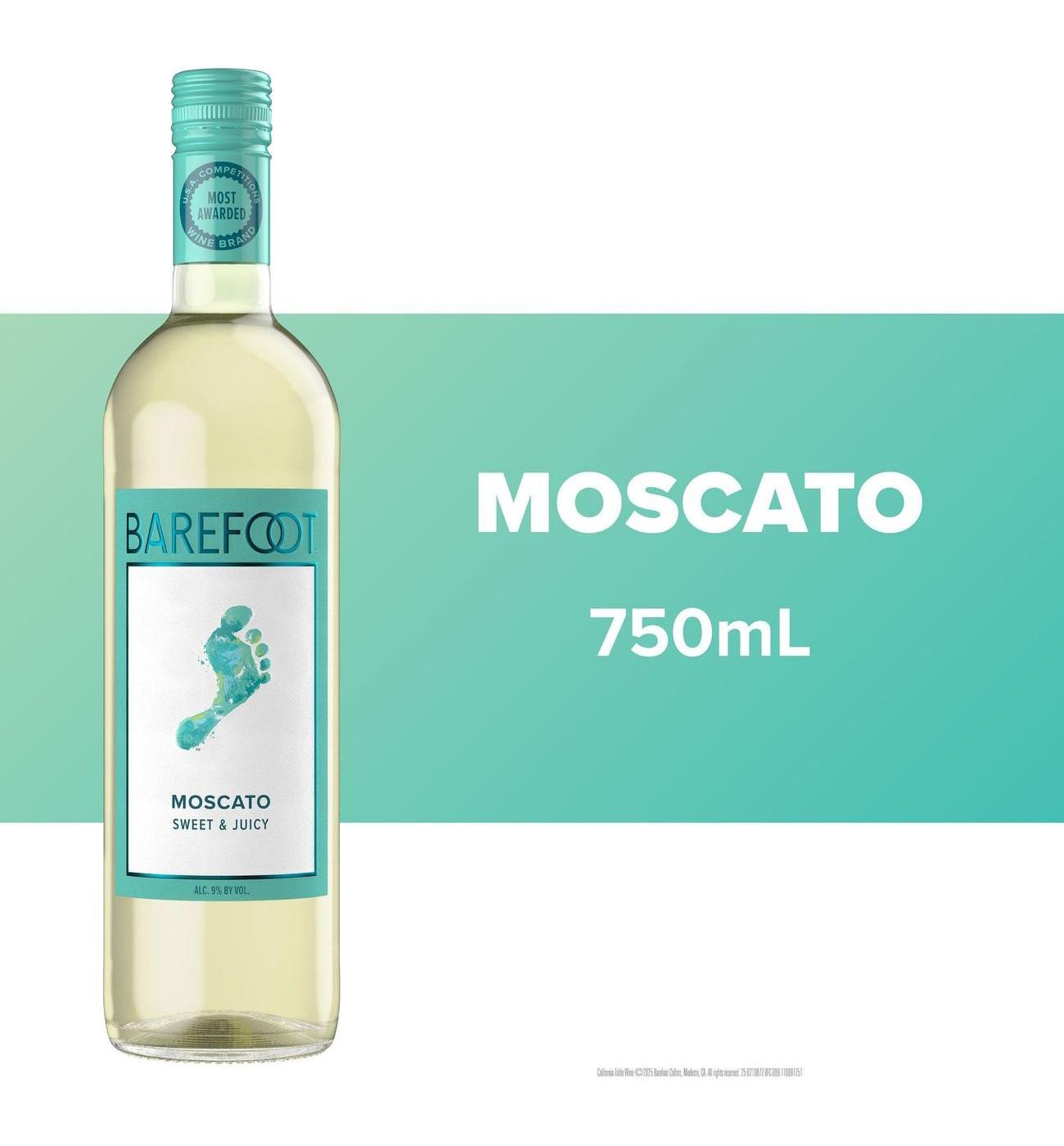 Barefoot Moscato California Sweet White Wine; image 7 of 7