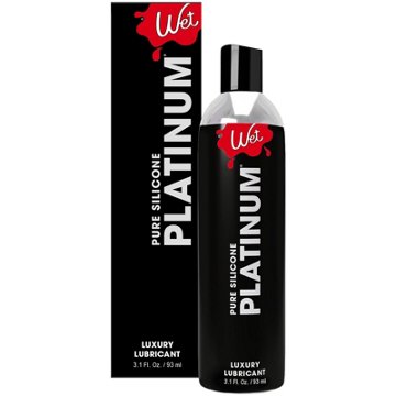 Wet Platinum Pure Silicone Lubricant, 3.1 oz