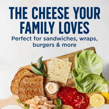 Kraft Natural Cheese Big Slice Pepper Jack Medium Cheese Slices