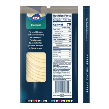 Kraft Provolone Natural Slices