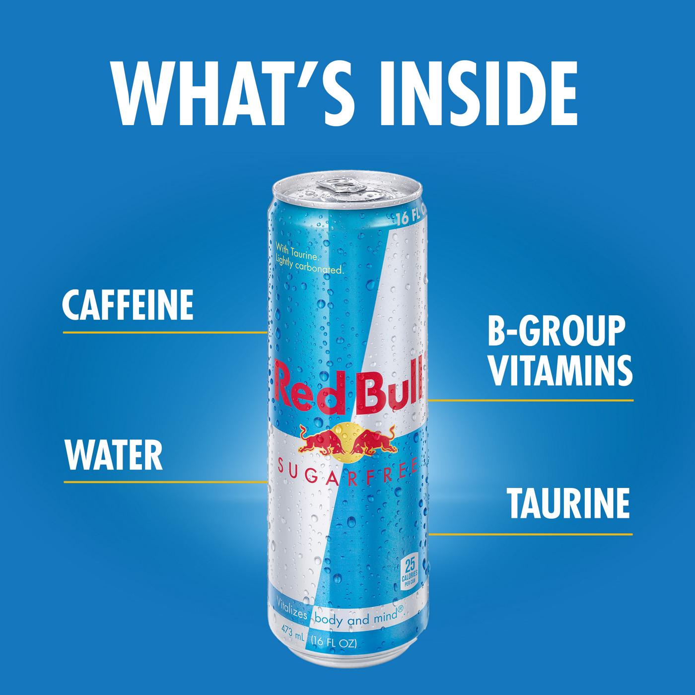 Red Bull Sugar Free Energy Drink; image 7 of 7