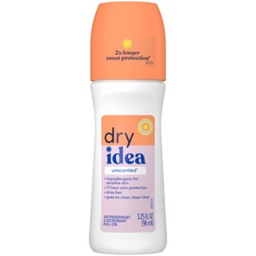 Dry Idea Hypoallergenic Antiperspirant Roll-on Deodorant - Unscented