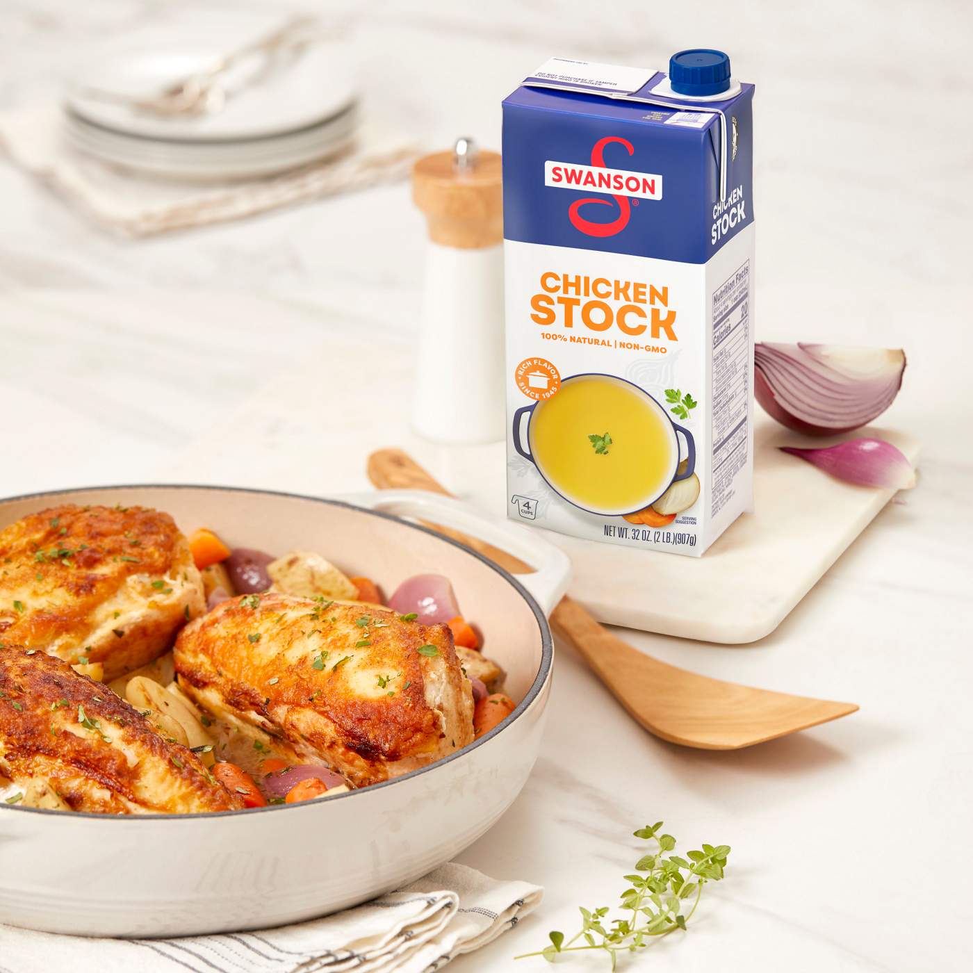 Swanson Chicken Stock; image 6 of 9