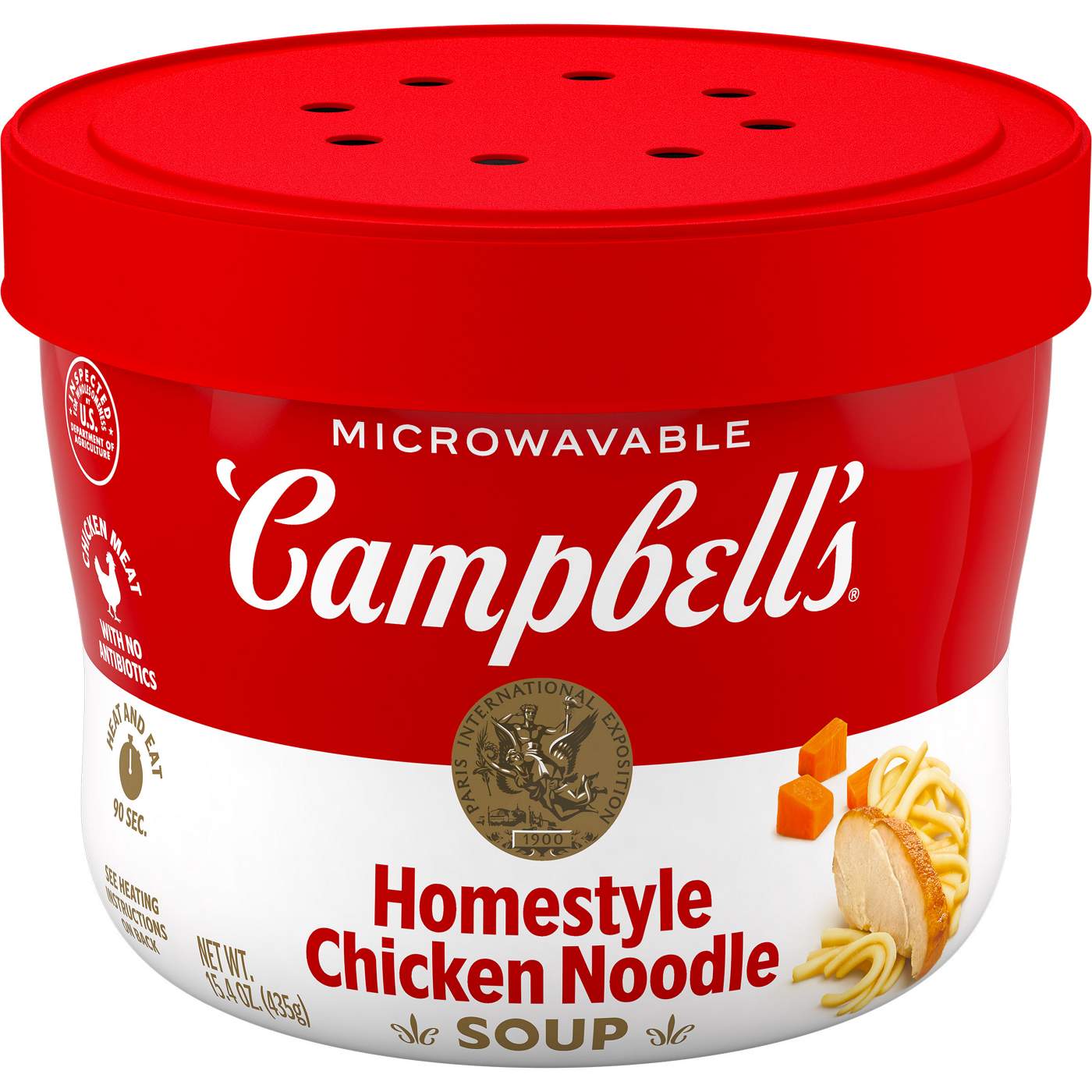 Campbell's Homestyle Chicken Noodle Soup; image 1 of 6