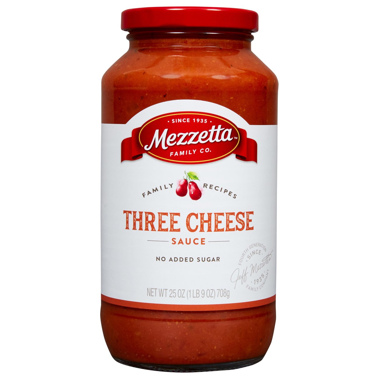 Mezzetta No Sugar Added Three Cheese Pasta Sauce Shop Pasta Sauces at