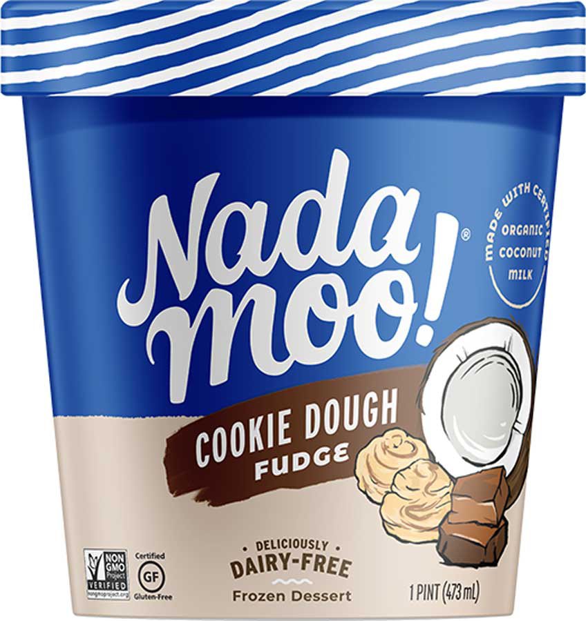 NadaMoo! Cookie Dough Fudge Organic DairyFree Frozen Dessert Shop