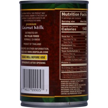 Polar Premium Coconut Milk, 13.5 oz