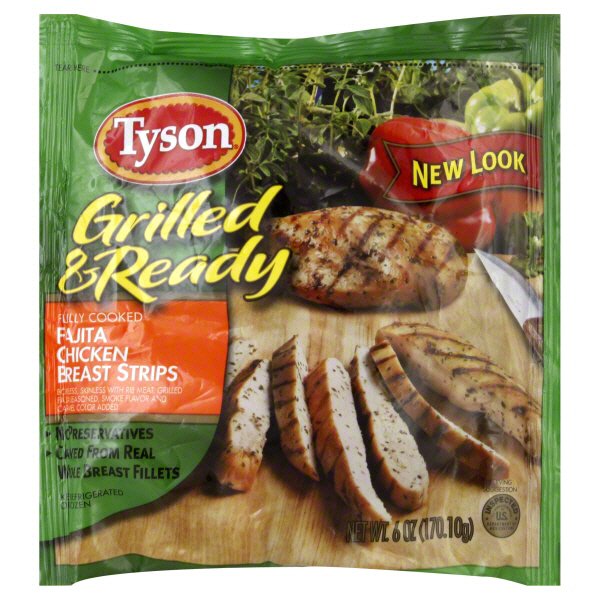 Tyson Grilled & Ready Fajita Chicken Breast Strips Shop Meat at HEB