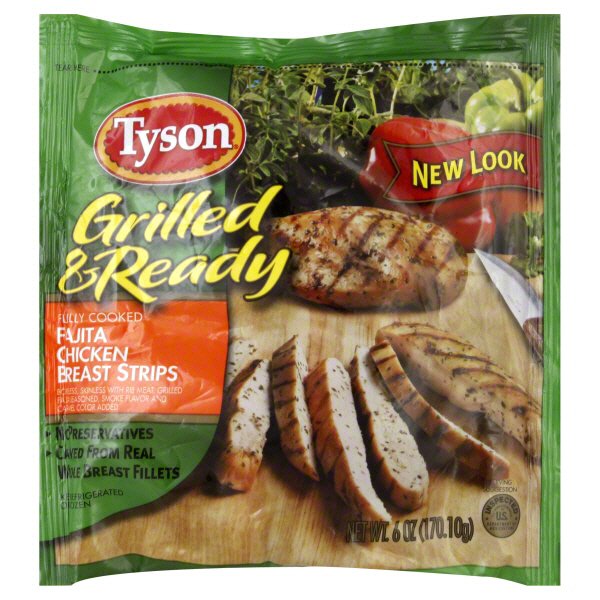 Tyson Grilled And Ready Fajita Chicken Breast Strips Shop Chicken At H E B 4025