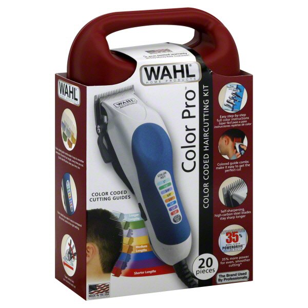 wahl color coded hair trimmer