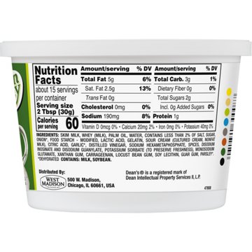 Dean's Ranch Dip, 16 oz