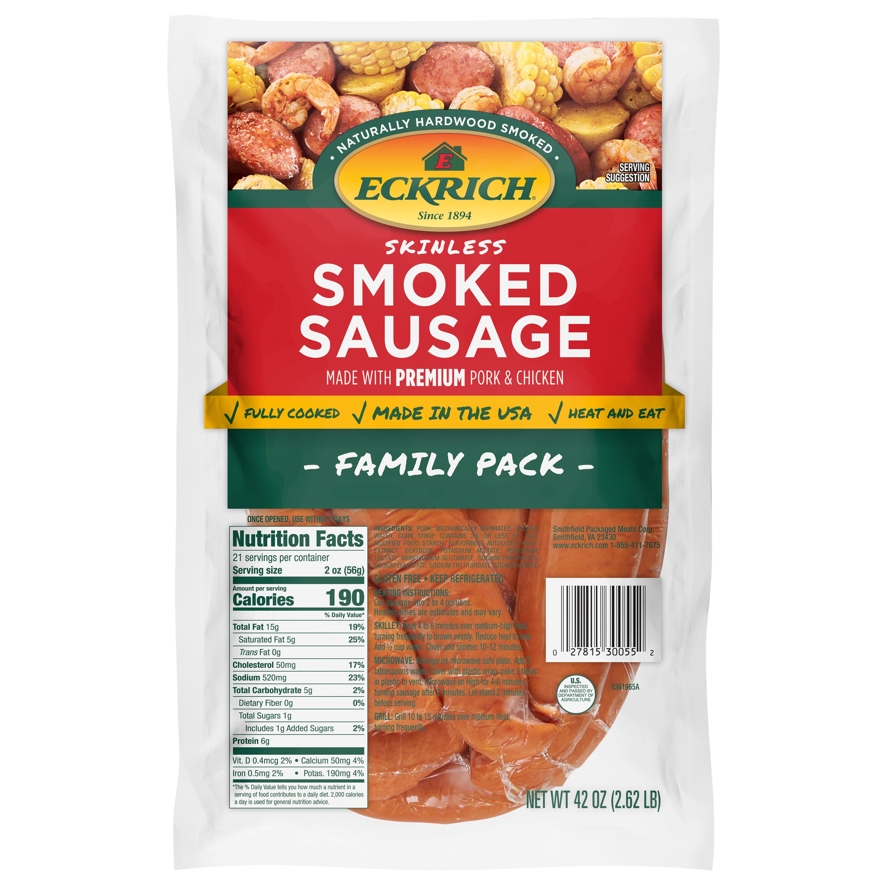 Eckrich store smoked sausage