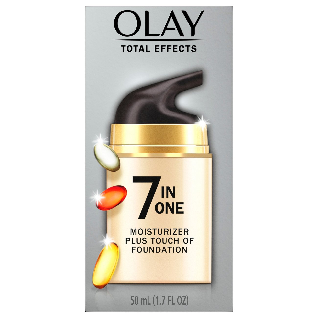 Olay Total Effects 7 In One Moisturizer Plus Touch Of Foundation Cream ...