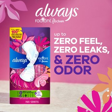 Always Infinity FlexFoam Pads - Size 1, 36 ct