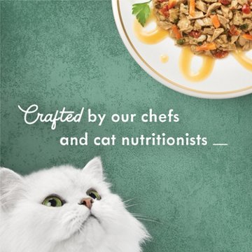 Fancy Feast Purina Medleys Primavera - White Meat Chicken Tomatoes, Carrots and Spinach in a Silky Broth