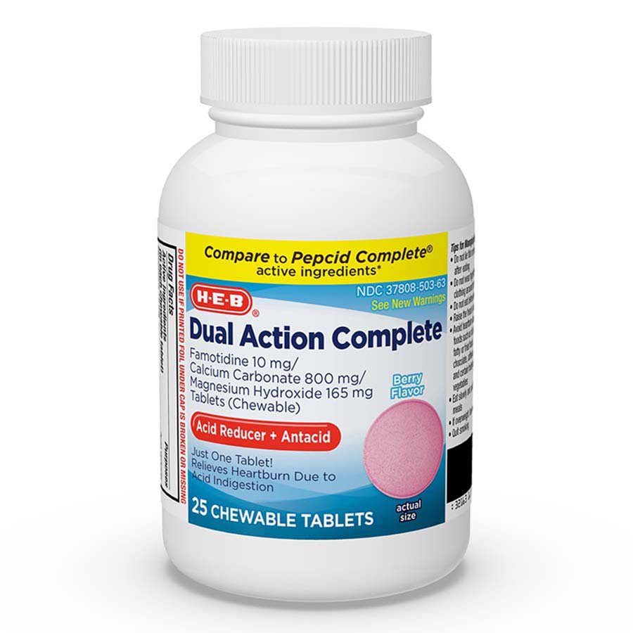HEB Famotidine Complete Berry Shop Digestion & nausea at HEB