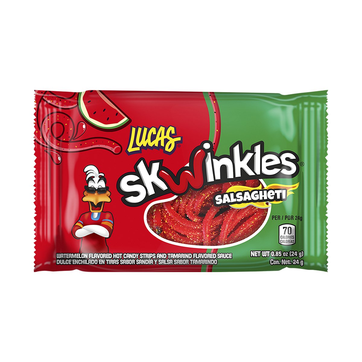 Lucas Skwinkles Salsagheti Hot Watermelon Flavor Candy Shop Candy At H E B