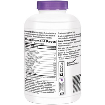 Caltrate 600+D3 Plus Minerals and Calcium Supplement Chewables